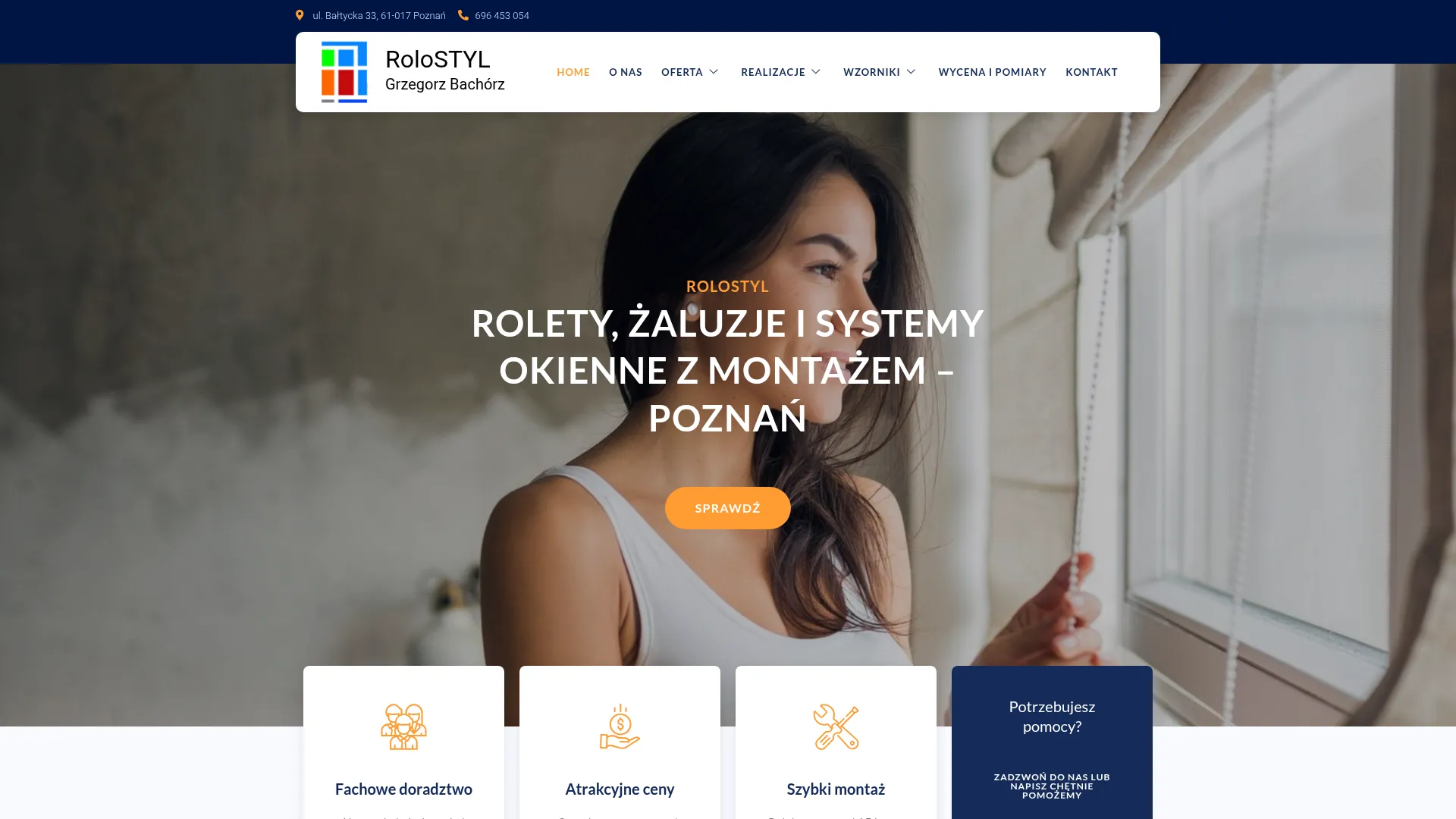 Zrzut ekranu strony RoloSTYL