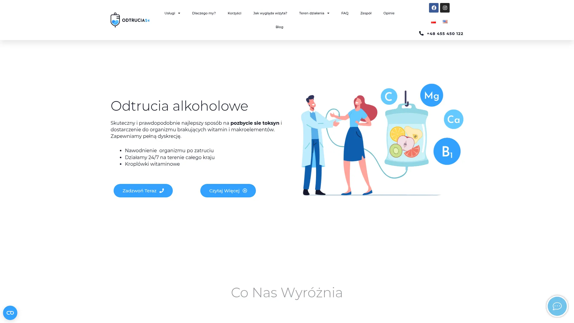 Zrzut ekranu strony RE-VITAL